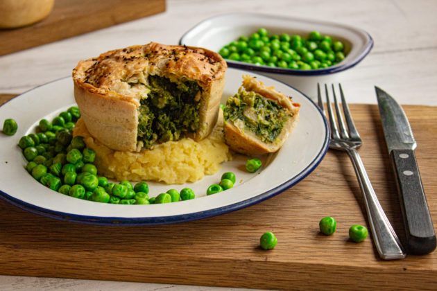 Evergreen Pieminister vegan pie