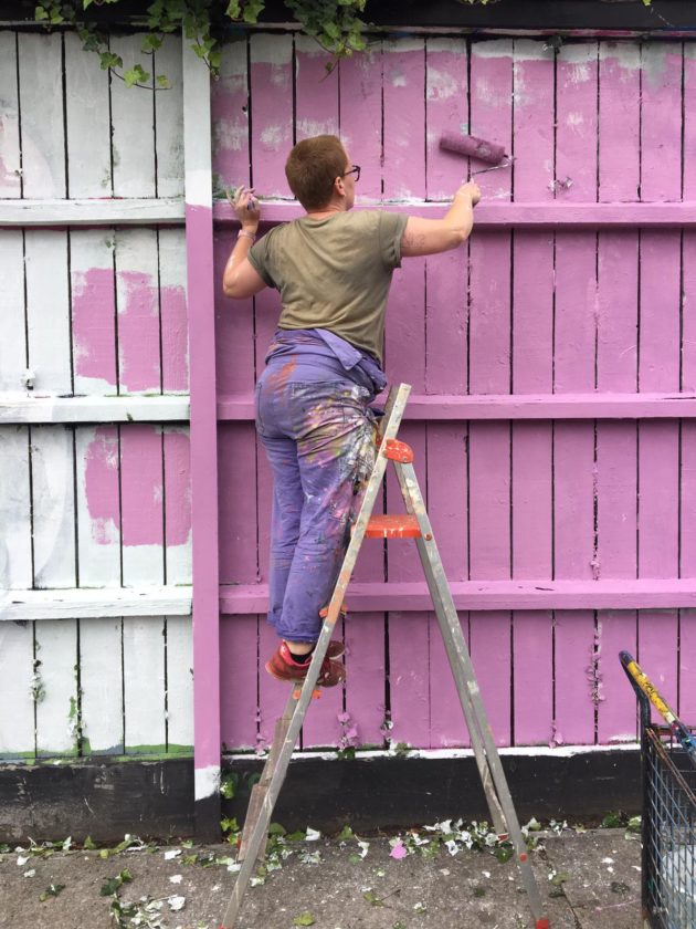 Black Lives Matter mural painting