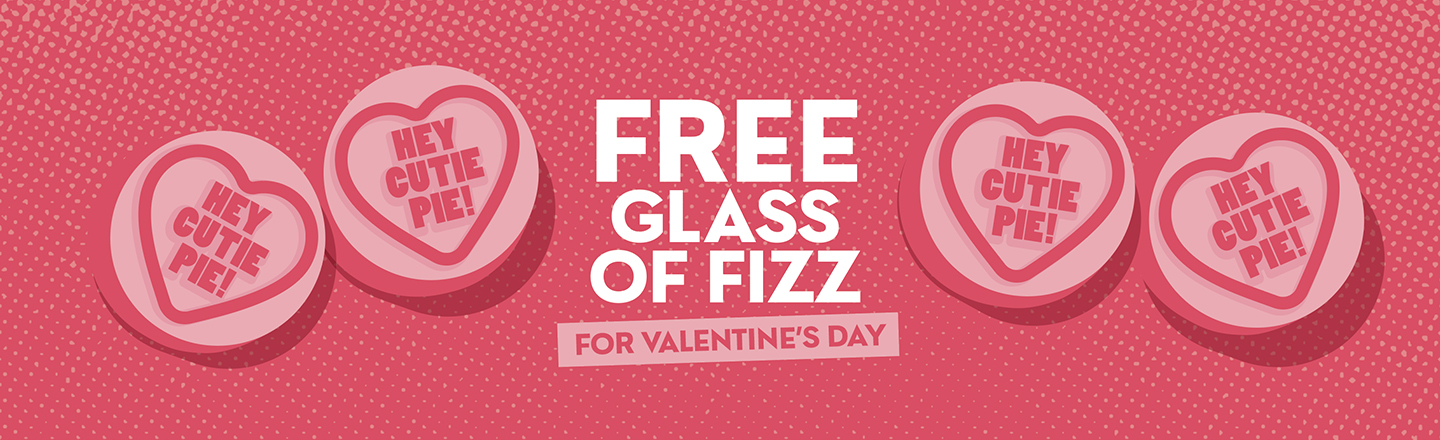 free glass of fizz