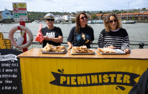 Pieminister Handy Pie stand at Frank Water charity event